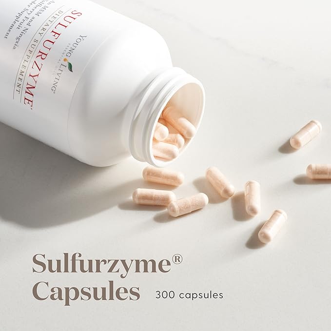 Young Living Sulfurzyme 300 Capsules Supports Joint Health Promotes Healthy Skin and Hair Aids in Overall Well-Being with MSM and Wolfberry Powder Blend