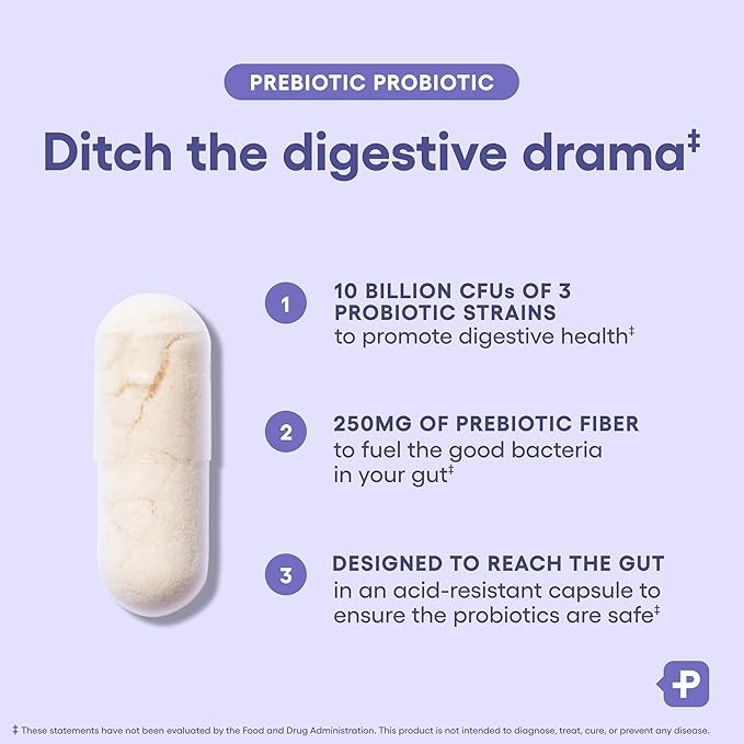 Physician's CHOICE Prebiotic-Probiotic - Multi-Strain Probiotics &amp Synergistic Prebiotics -Designed for Digestive Health Supporting Gut Microbiome - Powerful PrePro for Gut Health - for Women &am