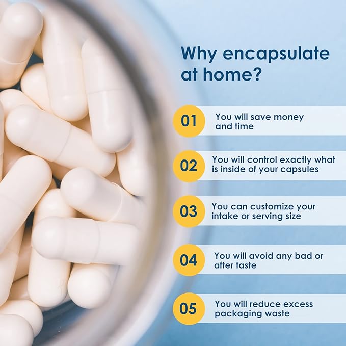 Capsuline Size 000 Gelatin Empty Capsules 10000 Count Empty Gel Pill Capsules DIY Pure Bovine Pill Capsule Filling Empty Caps Kosher Gluten Free and Non-GMO Certified Clear