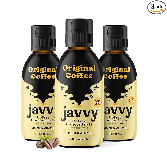 Coffee Concentrate - Cold Brew Coffee Perfect for Hot or Iced Instant Coffees Hot Drinks Cold Brew Concentrate 3 Pack - Original