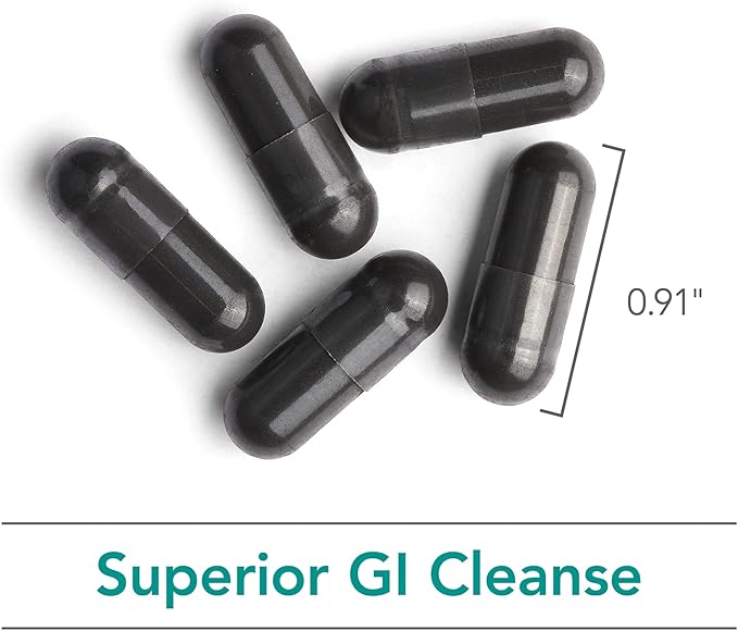 Nutricology Superior GI Cleanse Supplement - Gut Cleanse Detox Constipation Relief for Men &amp Women Colon Cleanse Magnesium - 100 Count