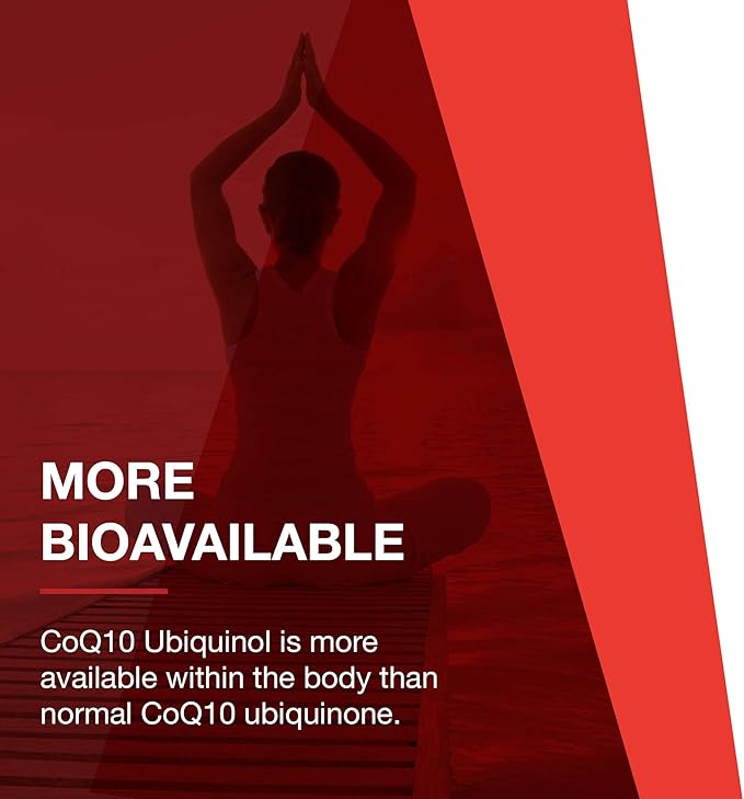 PROTOCOL FOR LIFE BALANCE Ubiquinol 200mg - Bioavailable CoQ10 Softgels - Heart Health Support - Oxidative Stress Quencher - Soy Free &amp Dairy Free - 60 Softgels