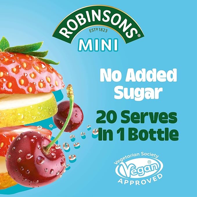 Robinsons Mini Summer Fruits On-The-Go Squash 66ml (Pack of 6)