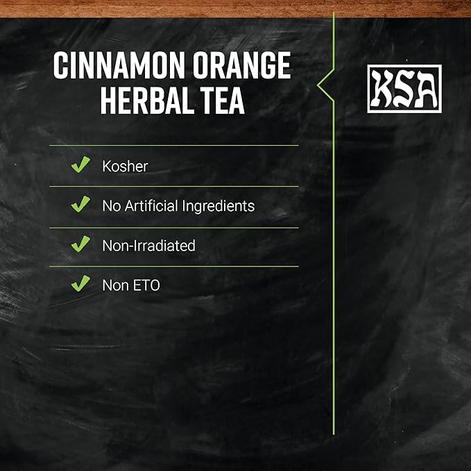 Frontier Bulk Cinnamon Orange Herbal Tea 16 Ounce