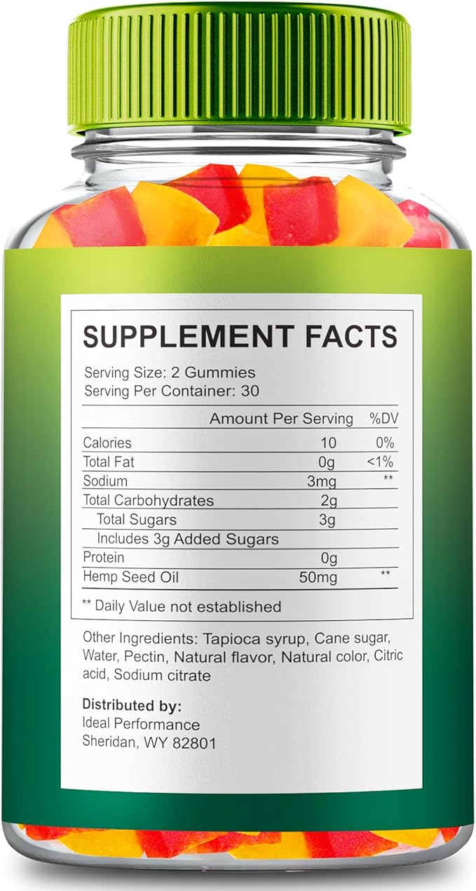 TherBloom Hemp Gummies TherBloom - Maximum Strength All Natural Formula Health and Wellness Support TherBloom Reviews (60 Gummies)