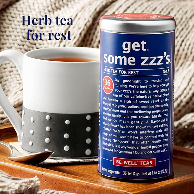The Republic of Tea – Sleepytime Herbal Teas - Beauty Sleep and Get Some ZZZ’s Tea Bundle – 36 Count Tea Bags Each