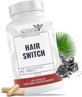 Hair Switch - Supplements for Hair and Scalp - Biotin Zinc Selenium and More - Hair Activation Formula for Men and Women 1 Bottle