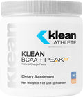 Klean Athlete Klean BCAA + Peak ATP | Amino Acid Supplement for Muscle Building Workout Recovery and Lean Muscle | 9.1 Ounces | Natural Orange Flavor