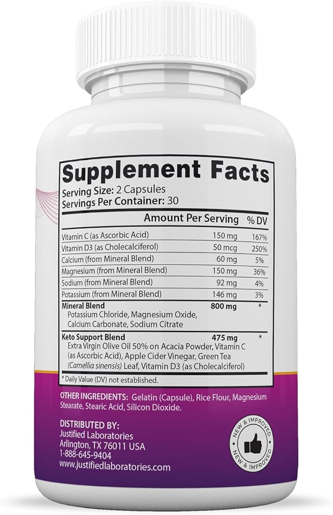 (10 Pack) Ripped Reults Keto ACV Pills 1275MG Keto Support Blend Capsule Alternative to Keto ACV Gummies Formulated with Apple Cider Vinegar Extra Virgin Olive Oil Powder Green Tea Leaf 600 Capsules