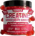 Creatine Gummies for Women Sugar Free &amp Vegan Gummies Creatine for Women Strawberry Flavor Creatine Monohydrate Gummies for Exercise Fitness Training Work &amp Travel 120 Gummies