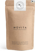 Movita Women’s Daily Multivitamin - Organic Fermented Whole Foods for Enhanced Energy Immunity &amp Vitality - Vegan Gluten-Free Non-GMO - 30-Day Supply (Eco-Friendly Refill Pouch)