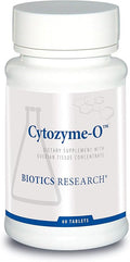 Biotics Research Cytozyme O Raw Bovine Ovarian Tissue Supports Female Health SOD Catalase Potent Antioxidant Activity 60 Tablets