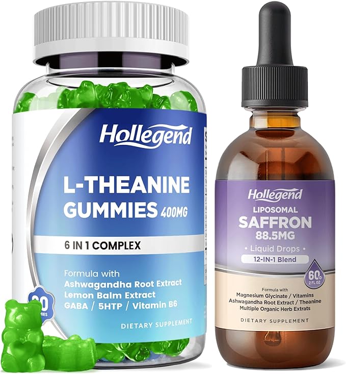 Saffron Drops + L Theanine Gummies