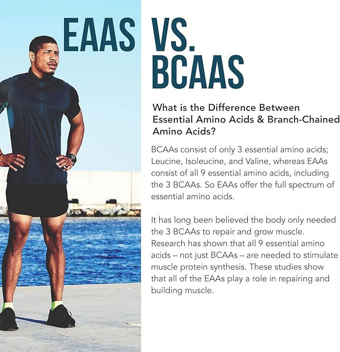 Plant Aminos Organic Essential Amino Acid Supplement (EAAs) &amp BCAA - 100% Plant-Based Raw Vegan - All 9 Essential Amino Acids with 18 Total Amino Acids (360 Tablets)