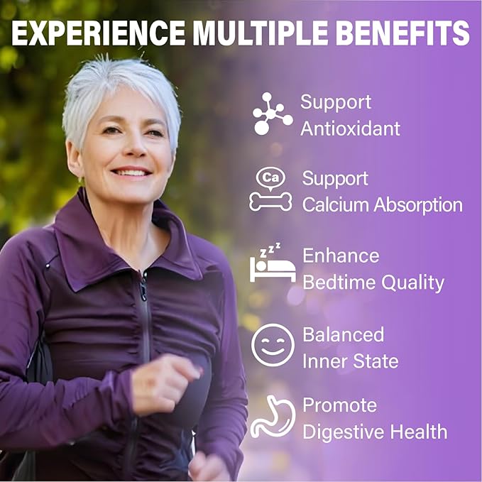 Womens Multivitamin Gummy 50 and Over - Chewable Multi Vitamin A C D3 E K2 &amp B Complex Folate Biotin Calcium Magnesium - Support Energy Immune &amp Over-All Health