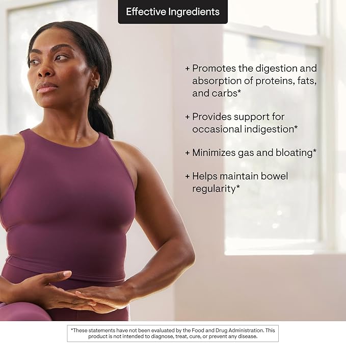 THORNE - Advanced Digestive Enzymes - Supplement with Pepsin Ox Bile &amp Pancreatin for Indigestion &amp Constipation Relief - Minimizes Occasional Gas &amp Bloating* - Third-Party Certified - 18