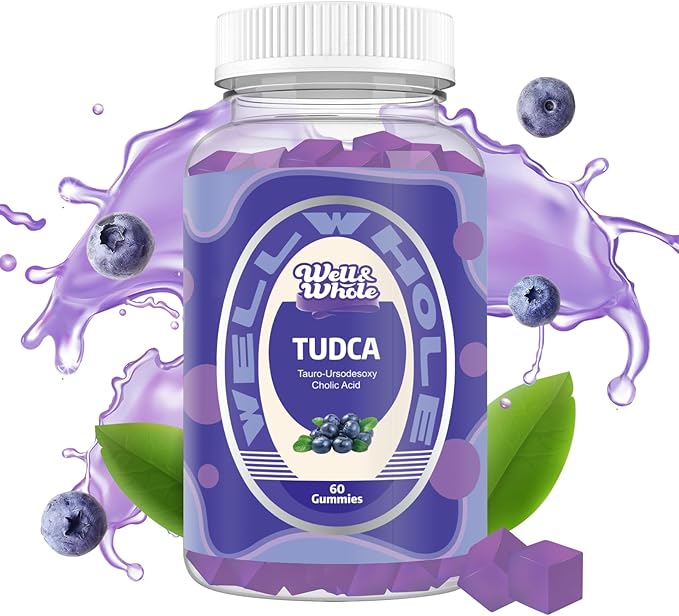 Well&ampWhole L-Lysine Gummies 1000mg and TUDCA 1000mg Gummies with Milk Thistle 500mg