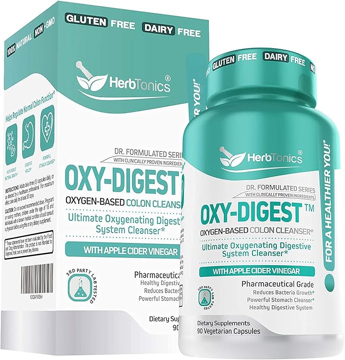 Herbtonics Apple Cider Vinegar Plus Keto BhB Salts with OxyDigest Bundle