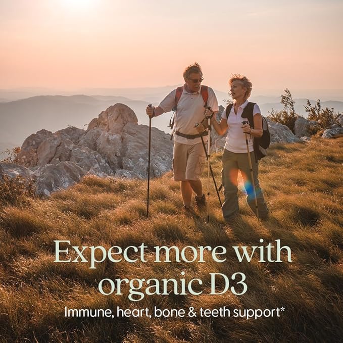 New Chapter Fermented Vitamin D3 2000 IU Organic ONE Daily for Immune Heart &amp Bone Support + Whole-Food Turmeric Adaptogenic Reishi Mushroom 100% Vegetarian Gluten Free 90 Count