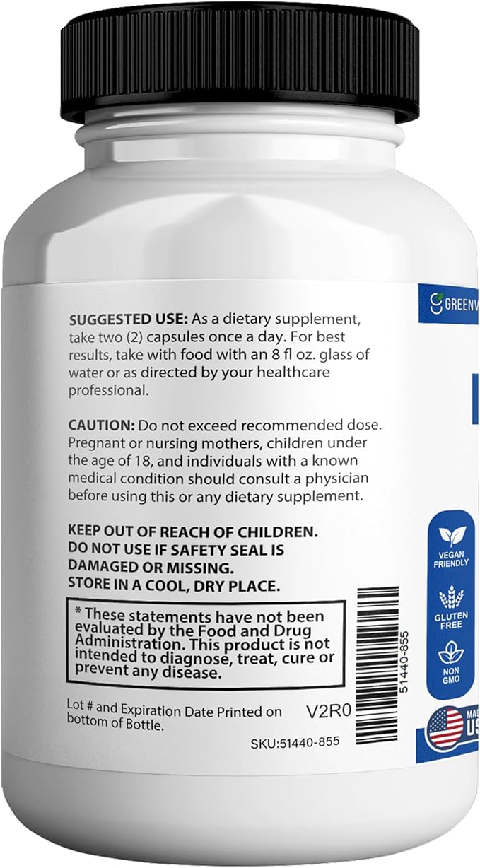 Relief Zenith Max Dietary Supplement Nerve Health &amp Mood Support 60 Capsules 30-Day Supply (1)