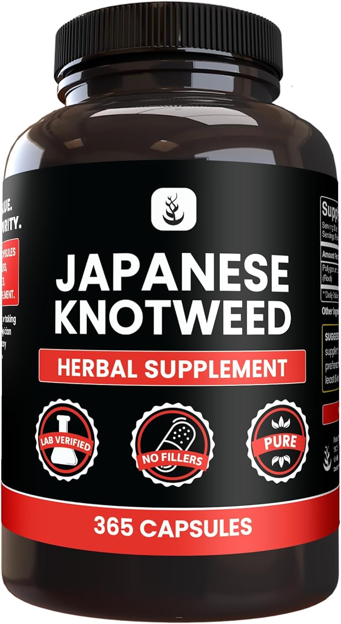 Pure Original Ingredients Japanese Knotweed (365 Capsules) No Magnesium Or Rice Fillers Always Pure Lab Verified