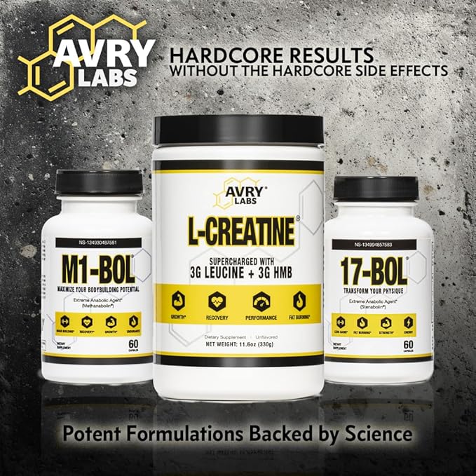 L-CREATINE Supplement: Creatine Monohydrate w/Leucine Amino Acid and HMB – Supports Muscle Mass Strength Recovery &amp Performance + Reduce Fat – Vegan 11oz (330g) Powder