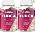Premium TUDCA Bile Salts Gummies - 2000mg High Potency Liver Support Supplement Liver Detox &amp Repair with Milk Thistle Artichoke Probiotics - Vegan 60 Servings