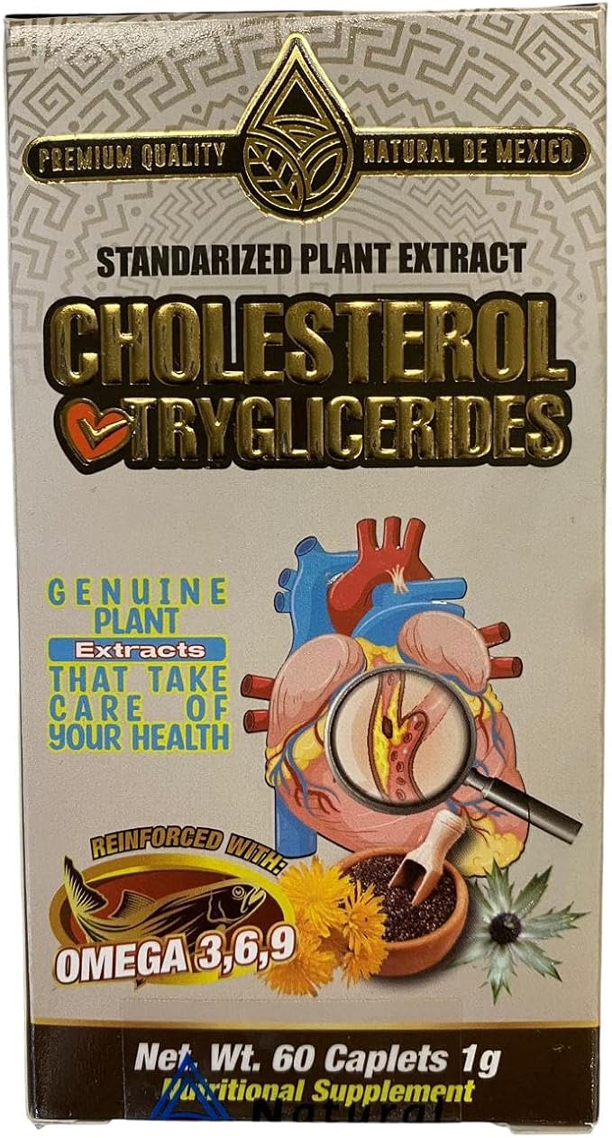 Cholesterol Health for Heart and Circulatory Support with Mint Herb Boldus Oatmeal Fish Oil and More 60 Capsules Cholesterol Cholesterol and triglyceridesTreatment
