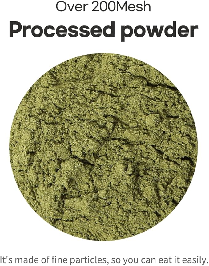 Organic Gujippong Leaf Powder - Kwellness Made in Korea Energy Well-Being Superfood Healthy Powder Natural Ingredients 250g