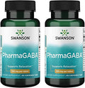 Swanson Amino Acid Pharmagaba 100 Milligrams 60 Chwbls (2 Pack)