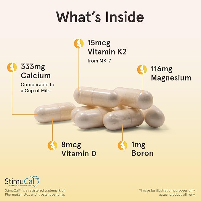 Jarrow Formulas BoneUp Three Per Day for Bone Density and Skeletal Nutrition Includes Vitamin D3 K2 (as MK-7) and Calcium 180 Capsules 60 Day Supply (Pack of 2)