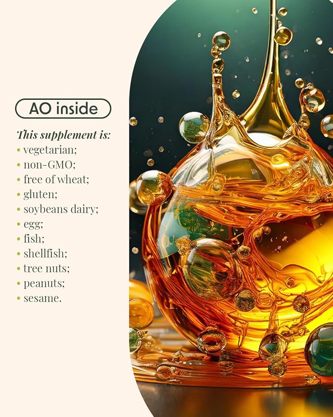 Alpha &amp Omega Nutrition Coq10 200mg 120 Veggie Caps Antioxidant Supplement for Vascular and Heart Health &amp Energy Production - 4 Month Supply