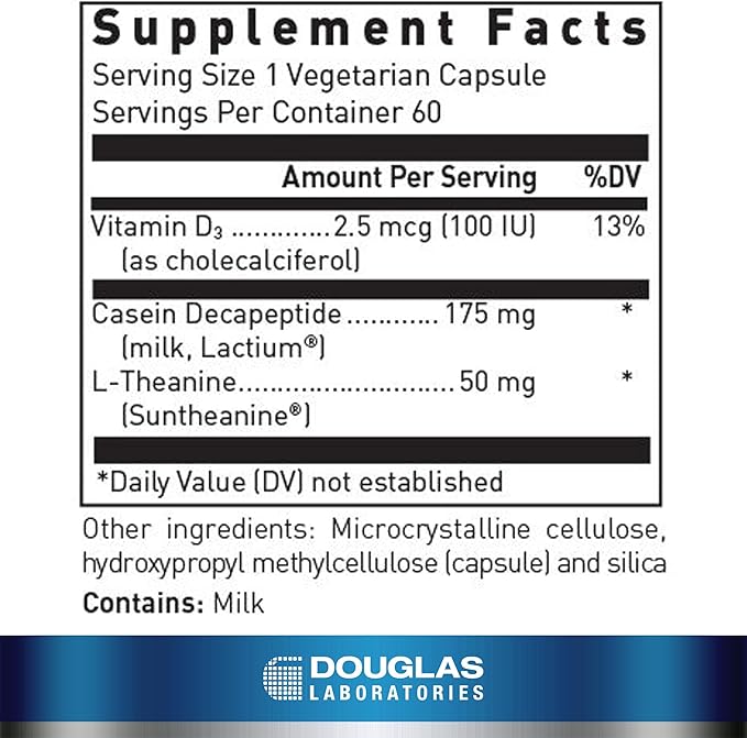 Douglas Laboratories Sereniten Plus | Supports Metabolism Stress Management Sleep and Cortisol Regulation | 60 Capsules