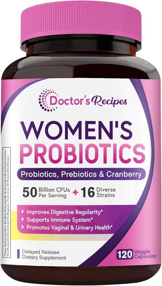 Doctor's Recipes Bundle: Glutathione for Liver Support + 50B Probiotic for Digestive &amp Immune Health 180 Caps