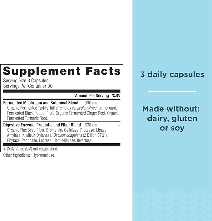 Ancient Nutrition Leaky Gut Capsules 60 Count + Digestive Enzymes Capsules 90 Count