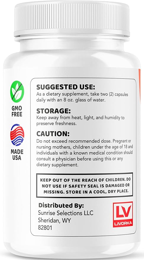 Life Support Labs Capsules - Official LifeSupportLabs Blood Support Health Balance Supplement Pills Premium Multivitamin Advanced Formula for Health &amp Wellness 60 Capsules for 1 Month