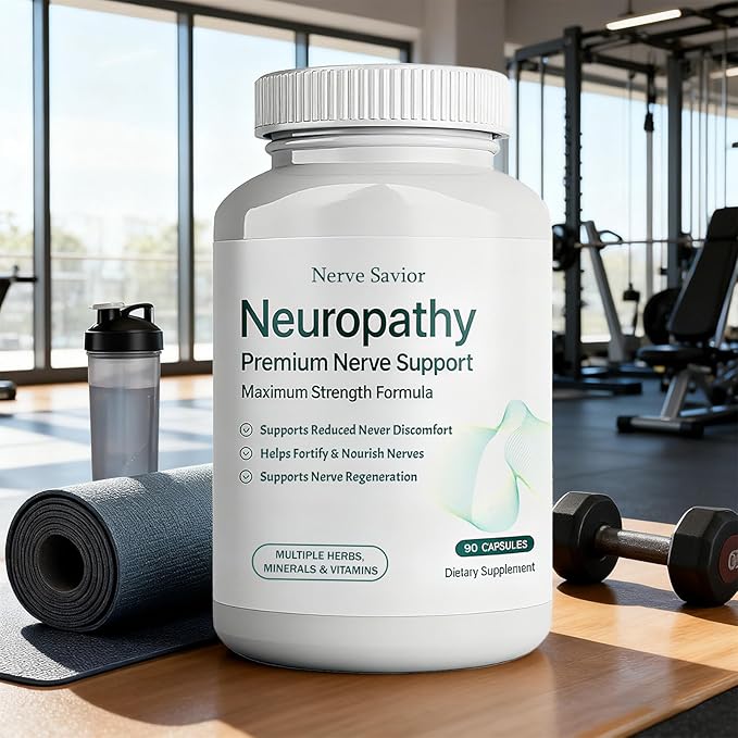 for Neuropathy - 600mg Alpha Lipoic Acid + B Vitamins &amp Herbal Blend for Nerve Health Natural Energy – 90 Capsules