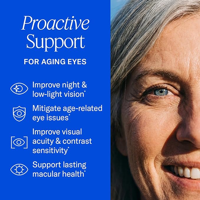 EyePromise Restore Eye Health Supplements - 60 Softgels 30-Day Supply - Omega 3 Supplement for Aging Eyes with Lutein and Zeaxanthin Fish Oil EPA DHA &amp Eye Vitamins and Nutrients