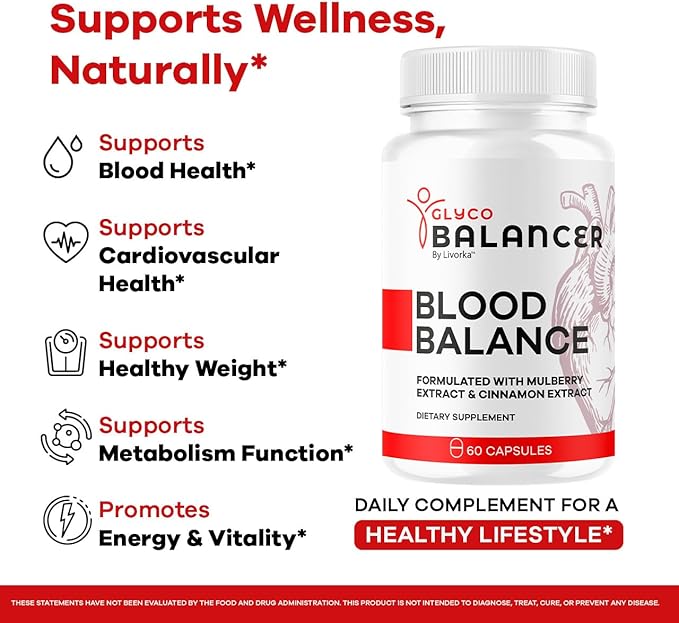 (3 Pack) Glyco Balancer Capsules - Official GlycoBalancer Supplement Support Pills Advanced Formula All Natural Premium Ingredinets for Health Support Vitamins and Wellness 180 Capsules for 3 Months