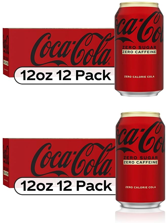 Zero Sugar Zero Caffeine 144 Fl. Oz (Pack of 2) By Goinsane12 Fl Oz (Pack of 24)