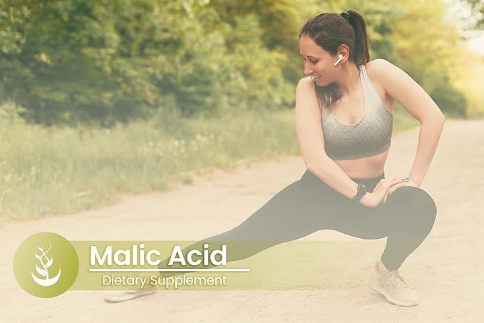 Malic Acid (100 Capsules) Alpha Hydroxy Acid Always Pure Lab Verified