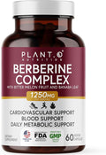 Berberine Supplement - 10xHigher Absorption Berberine HCI Complex with Bitter Lemon &amp Banaba Leaf - Cholesterol &amp Metabolic Clinically Researched Support - 60 Capsules Non-GMO