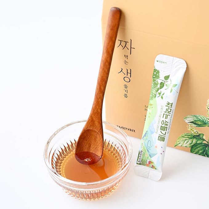 Premium Korean Perilla Seed Oil Sticks - 100% Raw Cold-Pressed Perilla Oil - Plant-Based Vegan Omega-3 - Convenient Single-Serve Packs for On-The-Go - Traditional Korean Ingredient - 5ml x 30 Sticks