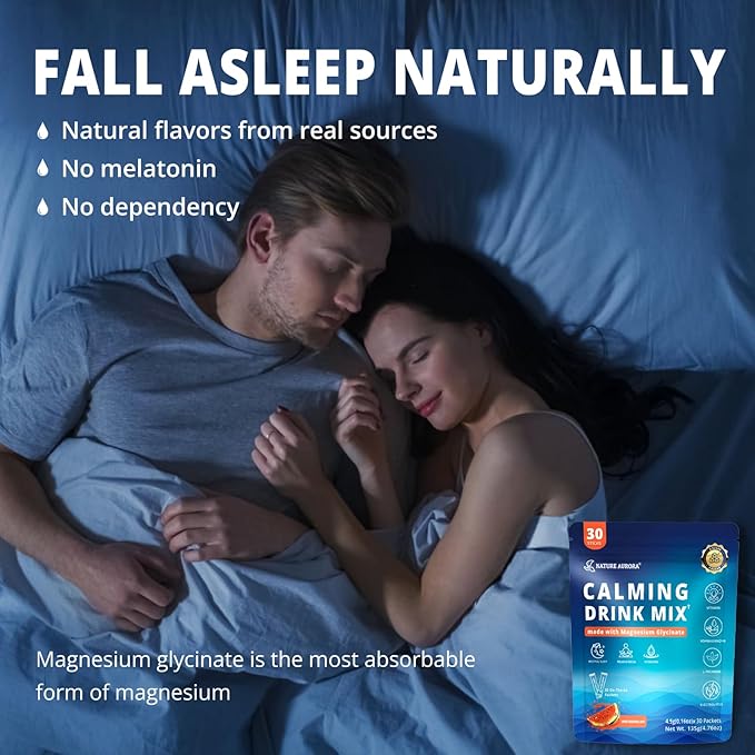 Cortisol Powdered Drink Mix Calm Adaptogenic Drink Mix with Magnesium Glycinate L-Theanine Ashwagandha Mushroom &amp Vitamin Magnesium Powder for Sleep &amp Stress Relief Watermelon Flavor 30