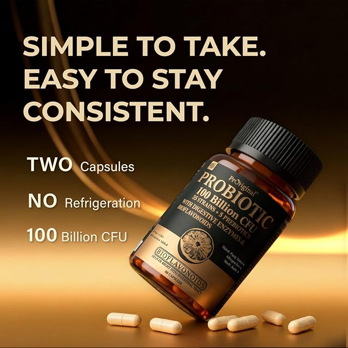 Probiotics for Women &amp Men 100 Billion CFU Probiotic for Digestive Gut &amp Immune Health - with Prebiotics Bioflavonoids &amp Digestive Enzyme 35 Strains Raw Probiotic Supplement 180 Caps