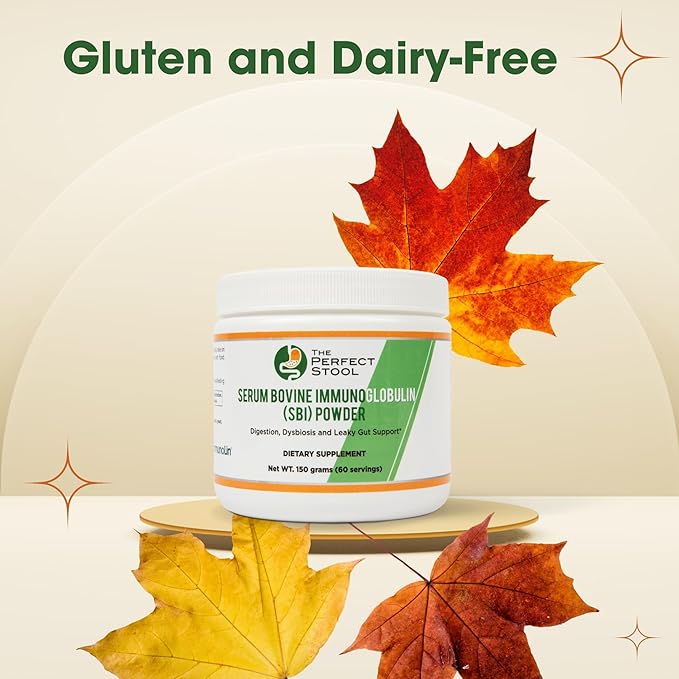 60 Servings – Contains Patented IgG Ingredient Immunolin® – Same Ingredient Used in Leading SBI Formulas – Serum Bovine Immunoglobulin (SBI) Powder – 150g Pure IgG with No Additives