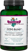 Vitanica CCDG Blend - Immune Support Supplement with Green Tea &amp Turmeric - DIM Supplement with Turkey Tail Mushroom - Dietary Supplement for Antioxidant &amp Cellular Support - Vegan - 90 Capsul