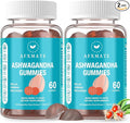 AFXMATE Ashwagandha Gummies &amp Vitamin D Gummies for Men &amp Women 120 Count Aswangdha Supplement (Non-GMO Sugar Free &amp Gluten Free)