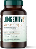 MitoMultiply – Mitochondrial Support with Glutathione SOD Catalase NADH Bacillus Subtilis – Boosts Cellular Energy Absorption Bioavailability – 60 Capsules