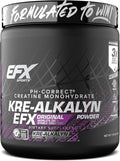 EFX Sports Kre-Alkalyn EFX Powder | pH Correct Creatine Monohydrate Powder Supplement | Strength Muscle Growth &amp Performance | 110 Servings (Grape)